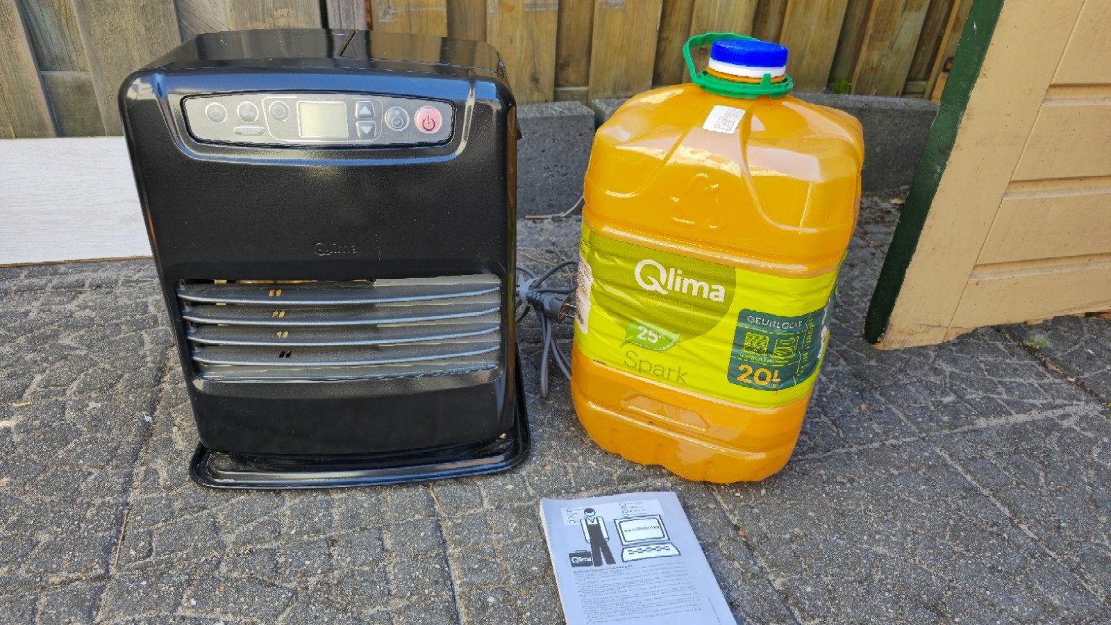 Qlima SRE 3230 TC2 petroleumkachel - Zwart, Ophalen, 30 tot 80 cm, Kachel, Minder dan 60 cm
