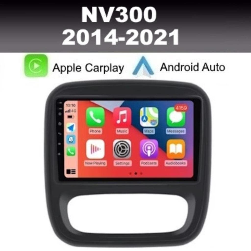 Nissan NV300 navigatie radio android 14 apple carplay dab+, Auto diversen, Ophalen of Verzenden, Nieuw