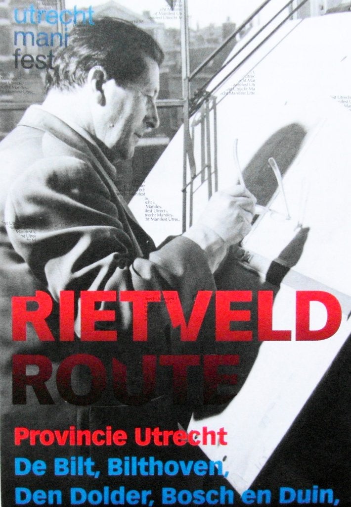 Kaart Rietveld., Ophalen of Verzenden, Zo goed als nieuw