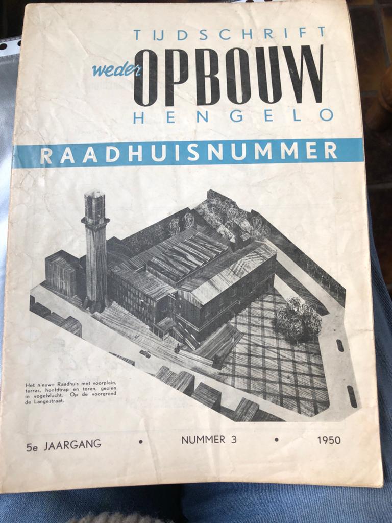 Tijdschrift Opbouw Hengelo Raadhuisnummer 1950, Ophalen of Verzenden, Gelezen, Overige typen