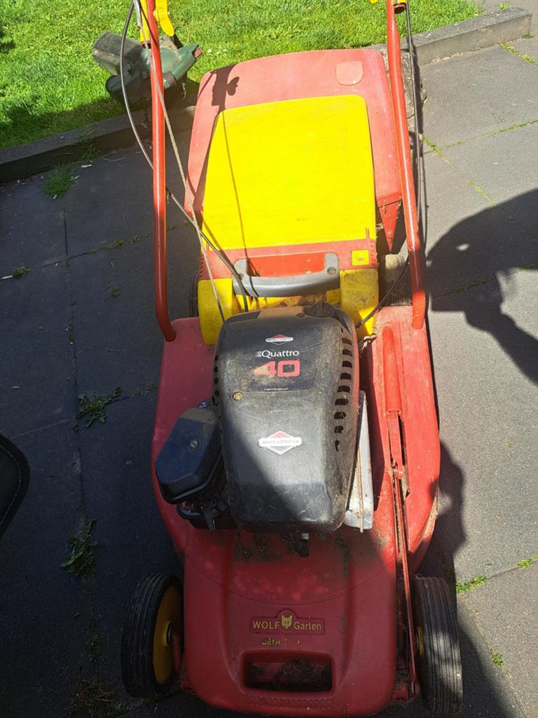 Motormaaier, Gebruikt, Ophalen of Verzenden, Opvangbak, Benzine-grasmaaier