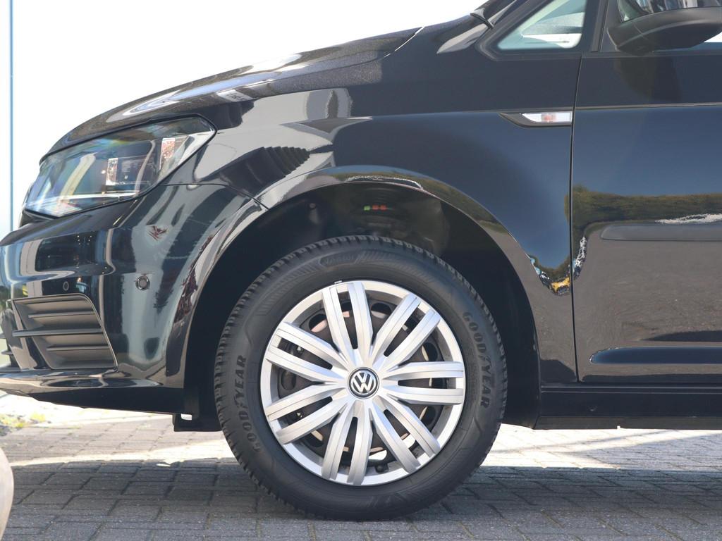 Volkswagen Caddy 1.4 TSI 125 pk DSG Trendline 5P | Trekhaak, Auto's, Volkswagen, 4 cilinders, Zwart, 690 kg, 17 km/l