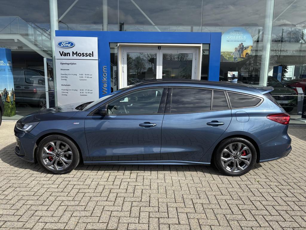 Ford Focus Wagon 1.0 EcoBoost Hybrid ST Line X | Automaat |, Auto's, Ford, 12 maanden, Stof, Gebruikt, Blauw