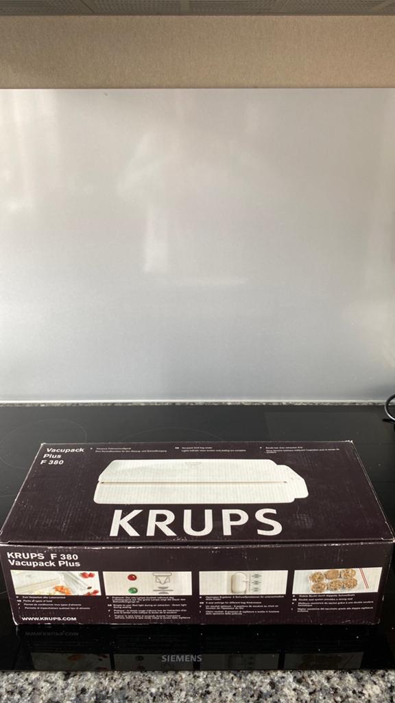 Krups Vacupack Plus F 380 Vacumeermachine, Ophalen, Nieuw