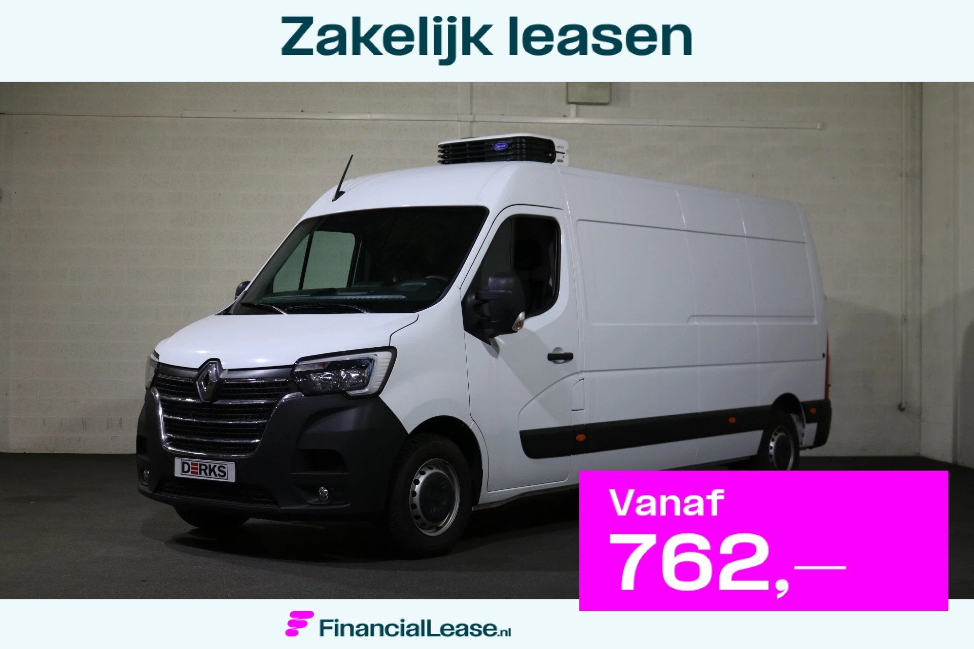 Renault Master 2.3 dCi 135pk L3 H2 Koelwagen Vrieswagen -20, Voorwielaandrijving, Gebruikt, Euro 6, 4 cilinders