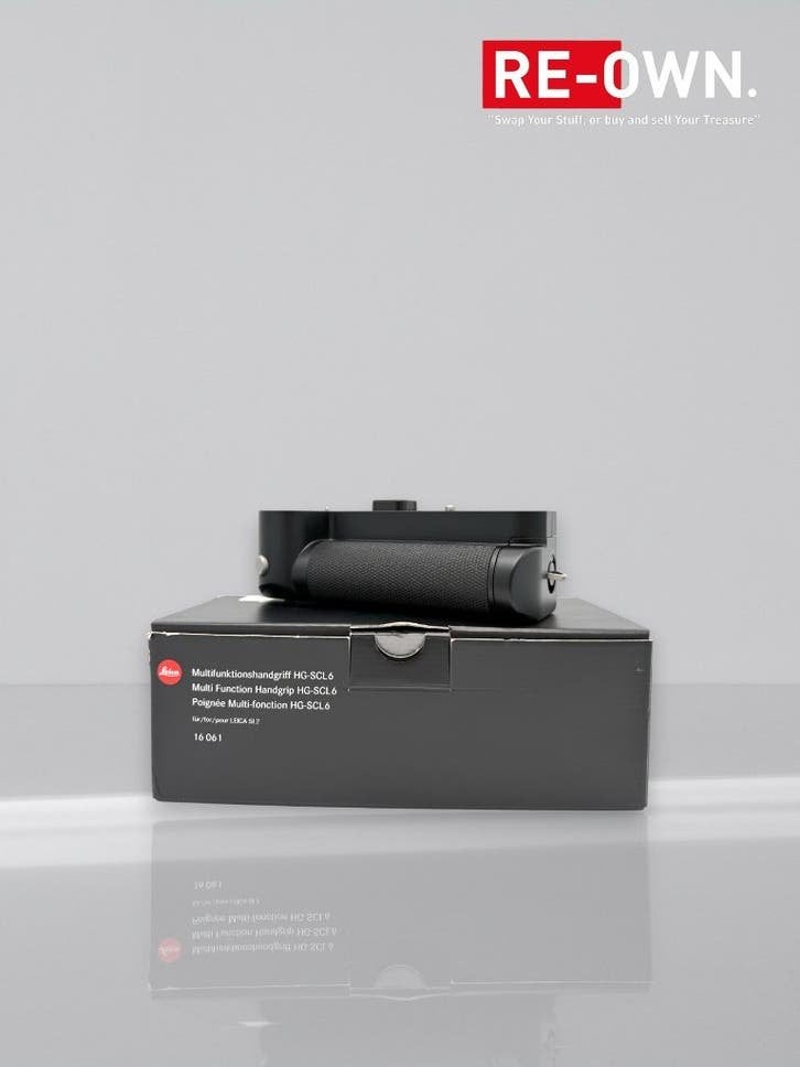 LEICA 16061 HG-SCL6 | HANDGRIP | EXTRA ACCU | DOOS, Audio, Tv en Foto, Leica, Leica, Batterygrip, Zo goed als nieuw