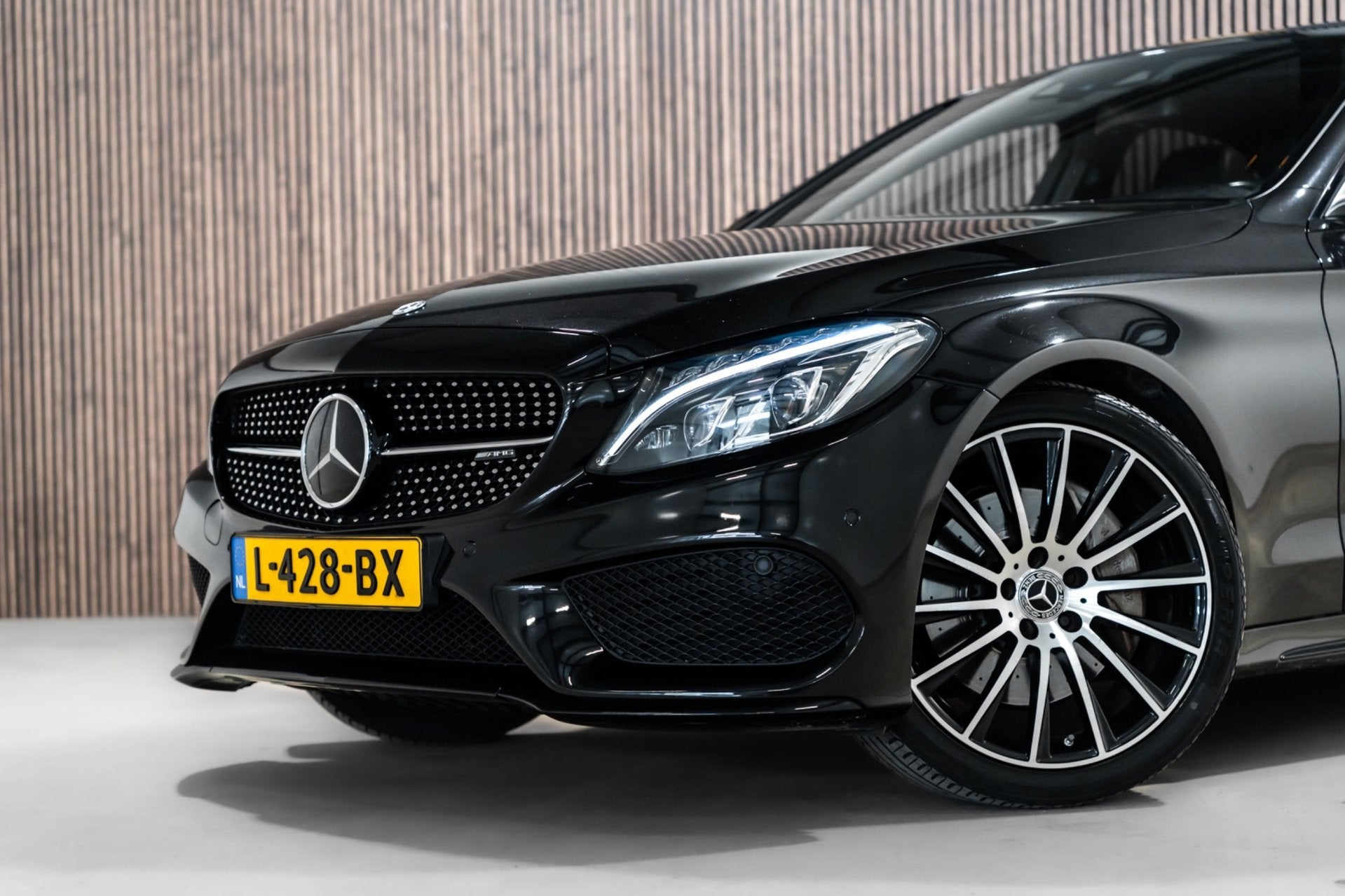 Mercedes-Benz C-klasse 300 Prestige Full Option Pano Camera, Auto's, Automaat, 4 cilinders, Automatische klimaatregeling, Zwart