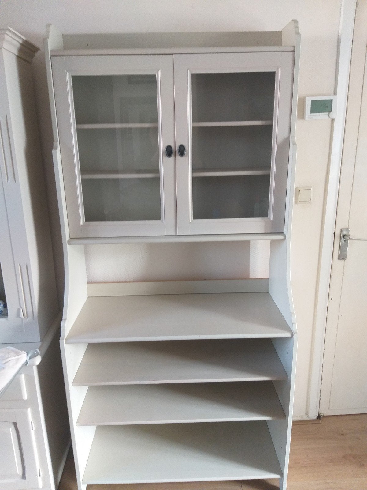 Buffetkast, een zachte grijskleur.,,,,,,buffetkast,, Ophalen of Verzenden, 25 tot 50 cm, 200 cm of meer