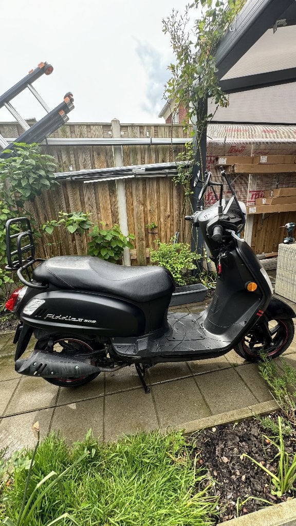 Sym Fiddle II Scooter - Zwart, Goede Staat, Ophalen, Gebruikt, 49 cc, Benzine