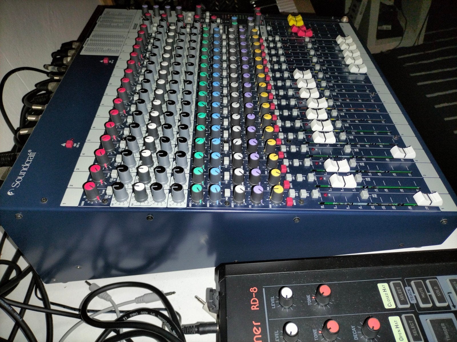 Soundcraft FX 16 II mixer, Ophalen, Gebruikt, 10 tot 20 kanalen, Microfooningang