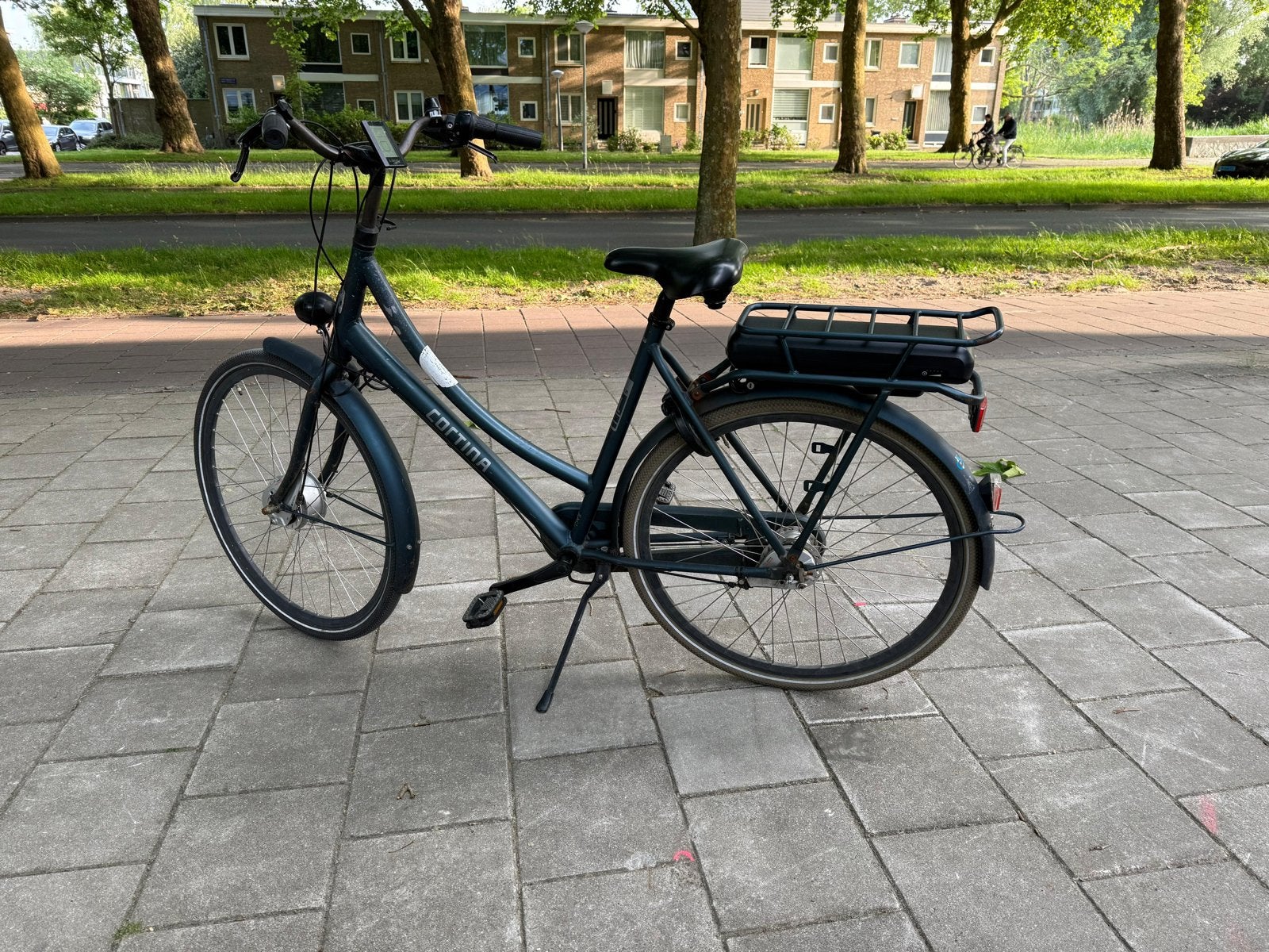 Cortina elektrische fiets met accu, Fietsen en Brommers, Elektrische fietsen, Ophalen, Gebruikt, Cortina, 51 tot 55 cm