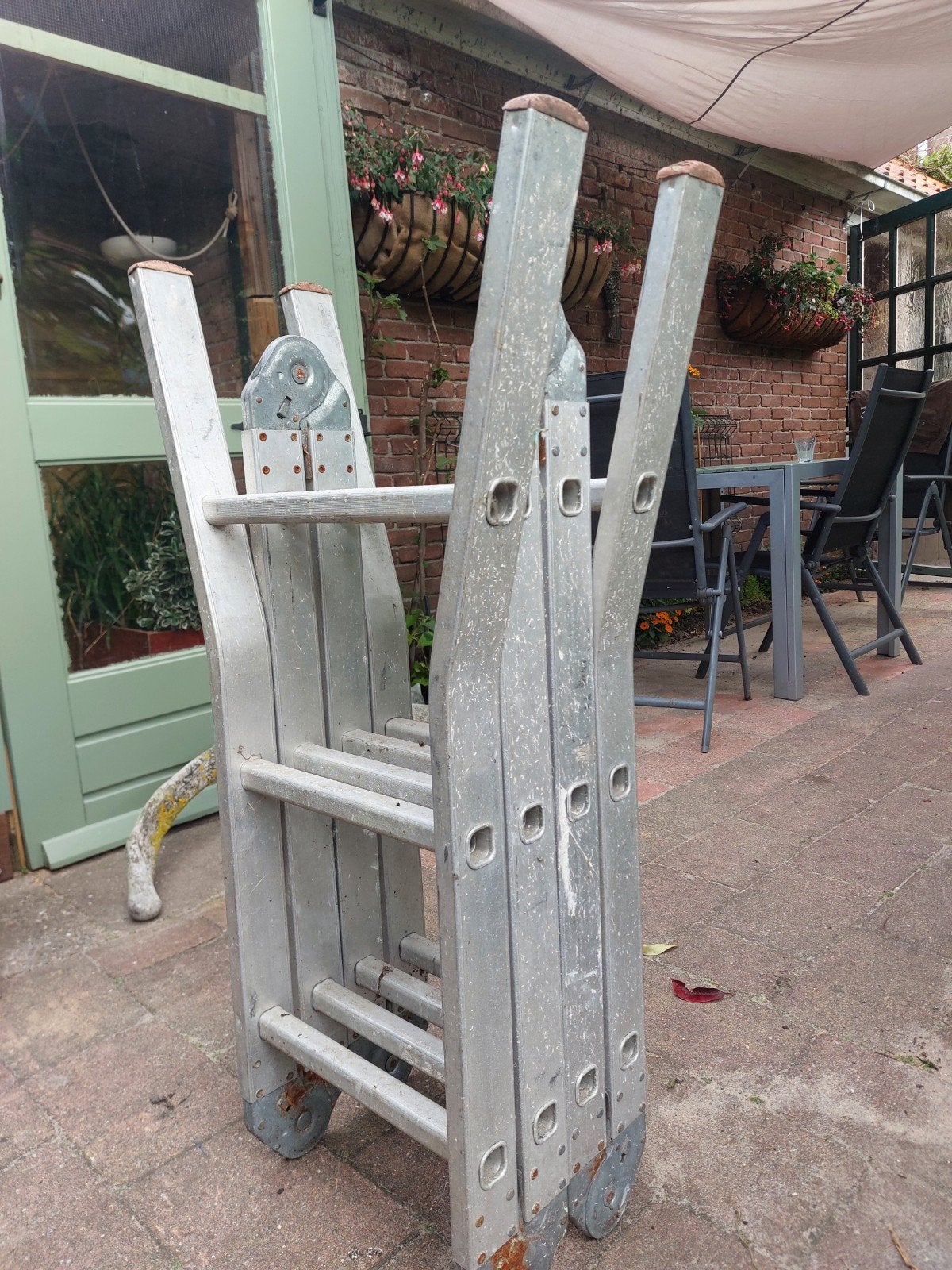Vouwladder Altrex, Ophalen, 2 tot 4 meter