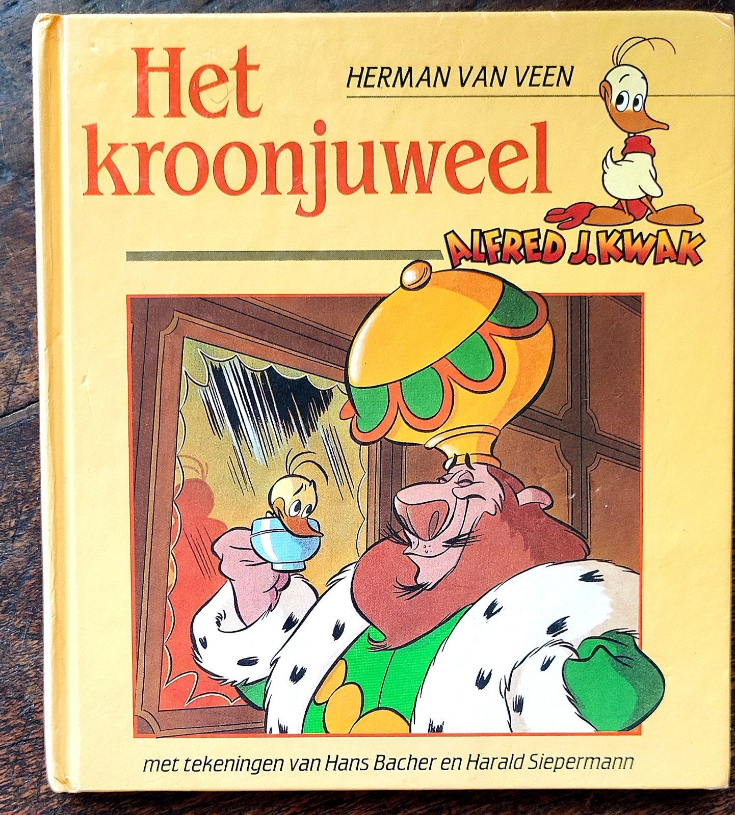 Alfred J. Kwak Het kroonjuweel door Herman van Veen, Fictie algemeen, Ophalen of Verzenden, Herman van Veen, Zo goed als nieuw