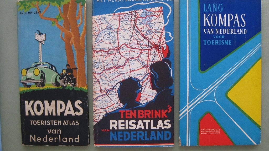 3 toeristenatlasjes Nederland, Ophalen of Verzenden, 1800 tot 2000, Nederland, Landkaart