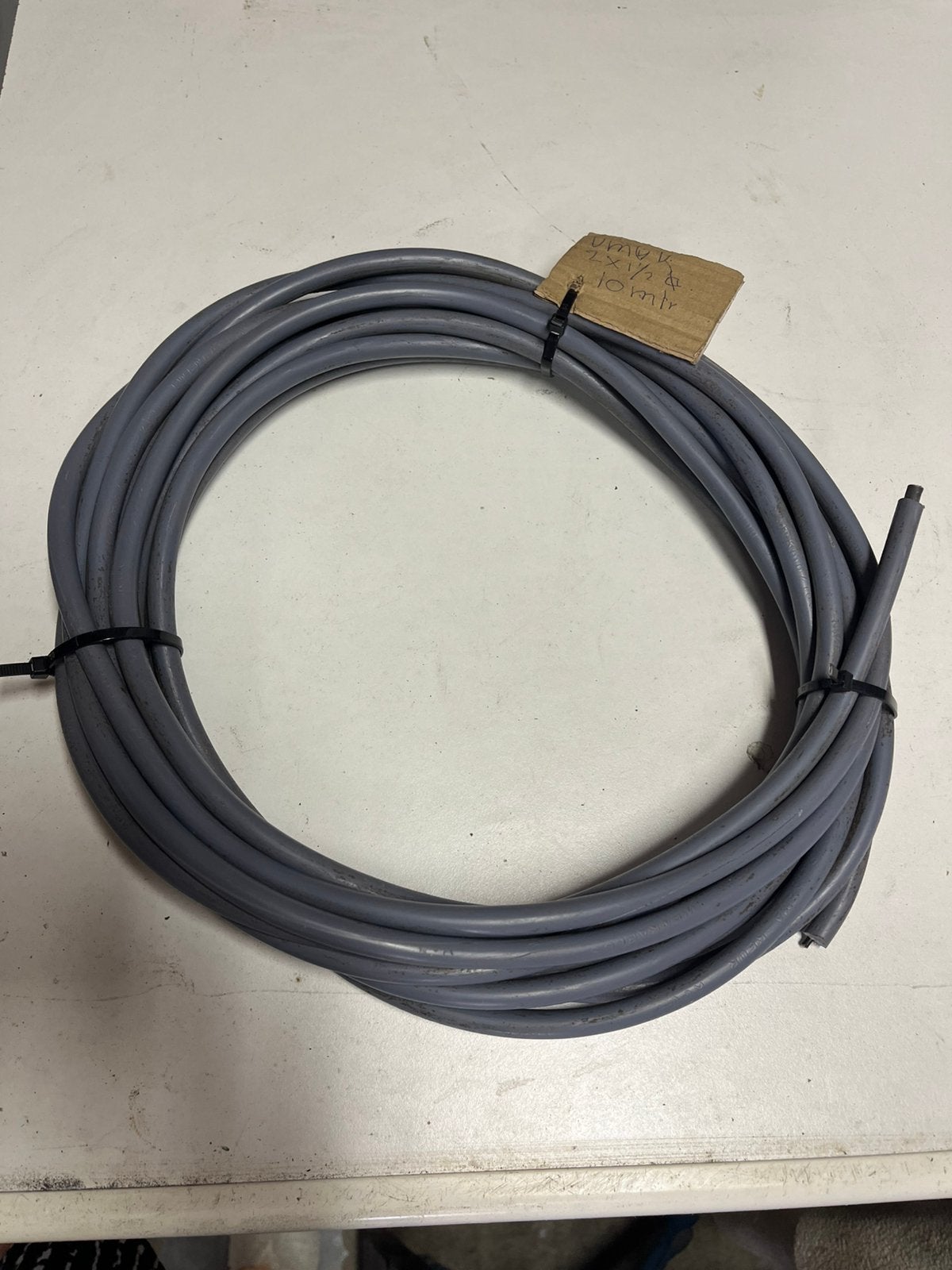 Stroomkabel VMVK kabel 2 x 1,5 mm2 10 meter lang, Doe-het-zelf en Verbouw, Ophalen, Zo goed als nieuw, Kabel of Snoer
