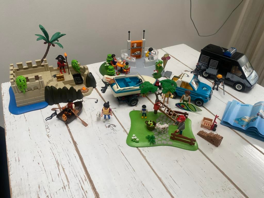 Verzameling playmobil (aangevuld), Ophalen, Gebruikt
