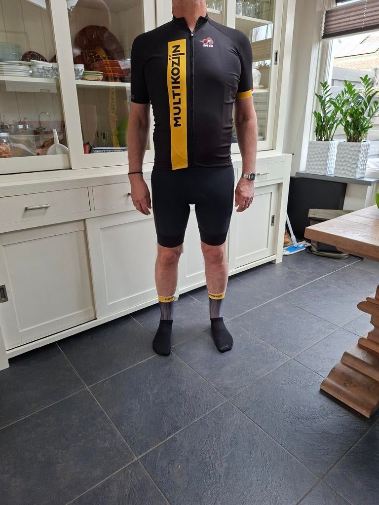 Fietskleding set XL: shirt en broek sokken, merk Bioracer., Gebruikt, Heren, Ophalen of Verzenden, L