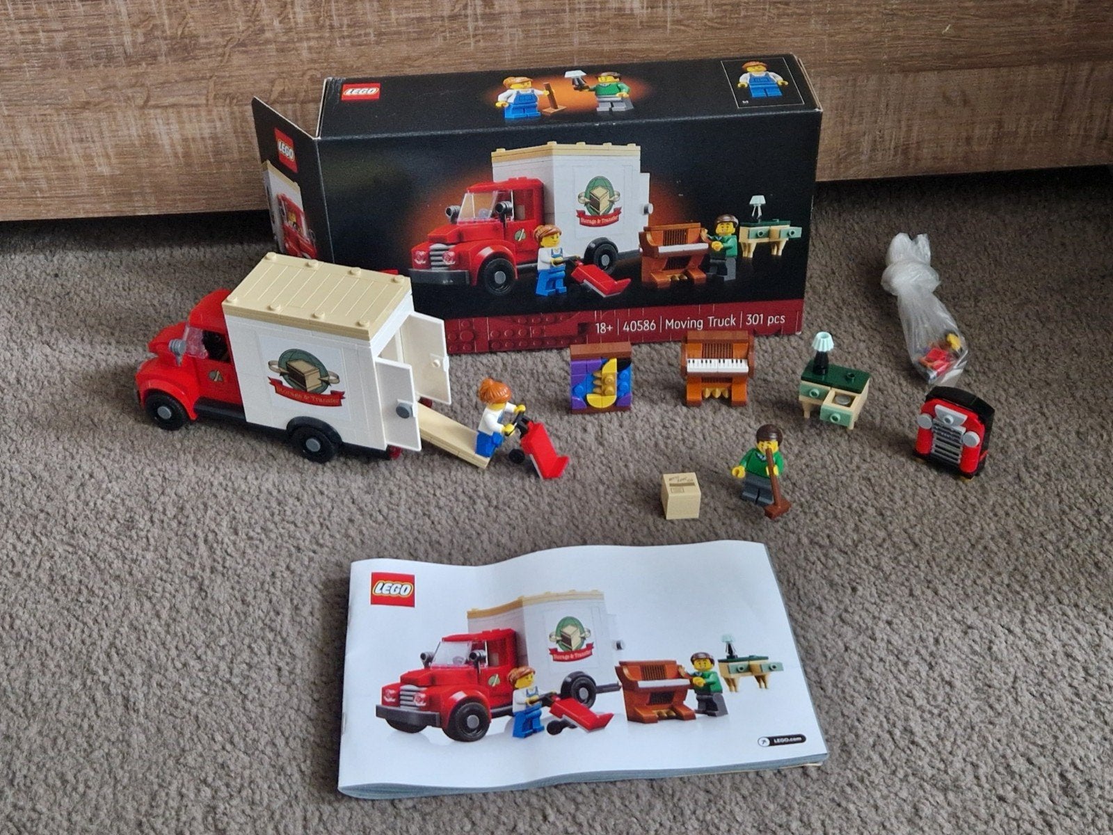 LEGO 40586 Verhuiswagen - Zo goed als nieuw, Ophalen of Verzenden, Zo goed als nieuw