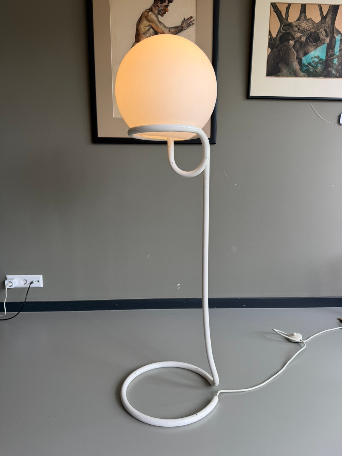 Aldo van den Nieuwelaar vloerlamp Globe Domani 1969, Ophalen, Zo goed als nieuw, 150 tot 200 cm