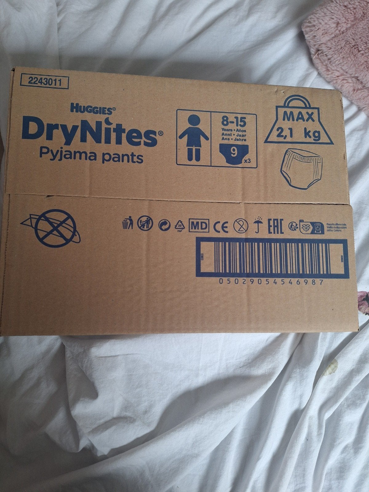drynites, Ophalen