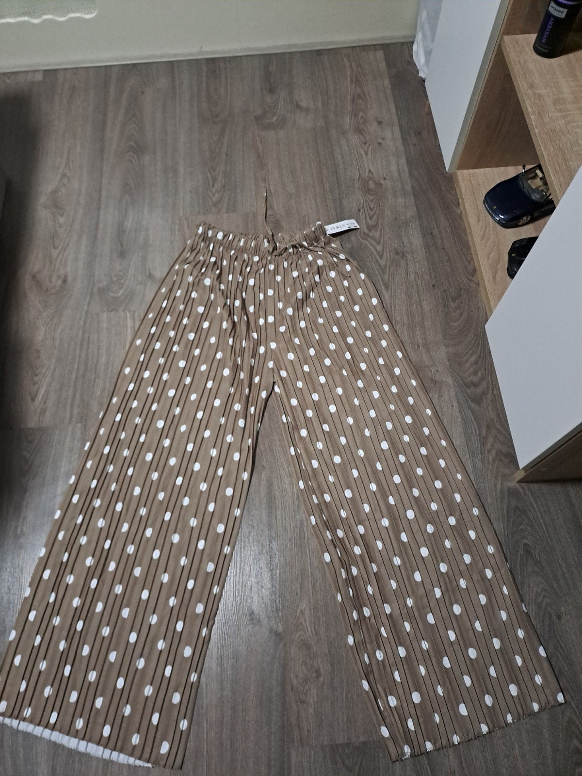 Wide leg broek maat 48/50, Ophalen of Verzenden, Nieuw, Overige kleuren, Broek of Spijkerbroek
