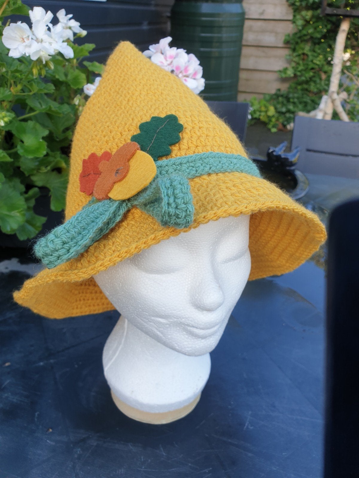 moderne heksenhoed, Hedge Witch Hat, herfst muts, Ophalen of Verzenden, Nieuw, One size fits all
