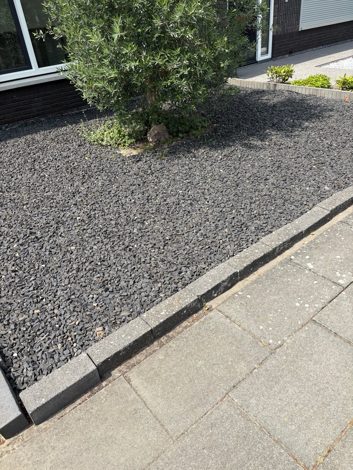 49 betonnen stapelblokken met grind voor tuin en terras, Ophalen, Gebruikt, Blok, 25 cm of meer