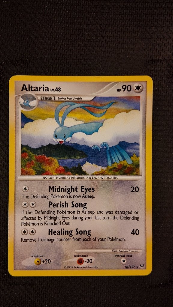 Altaria 2 18 Platinum | Pokemon kaart, Ophalen, Zo goed als nieuw, Losse kaart
