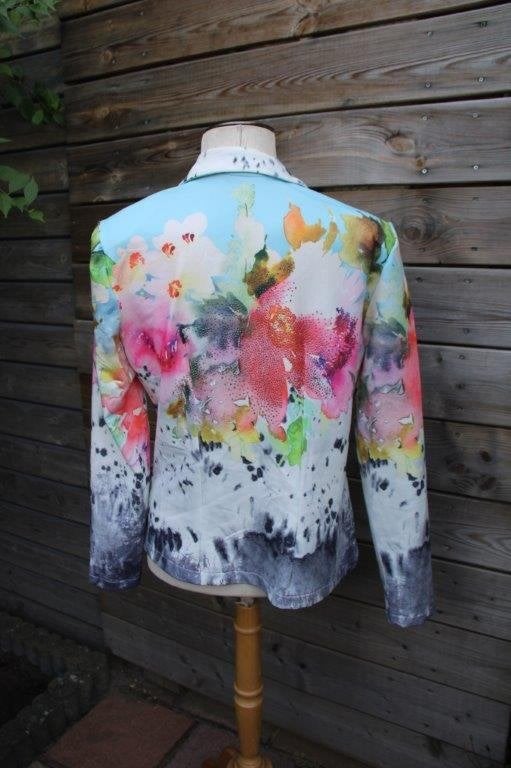 Jasje blauw/ roze/ geel Missy mt XL Vaste prijs, Blauw, Maat 46/48 (XL) of groter, Missy, Ophalen of Verzenden