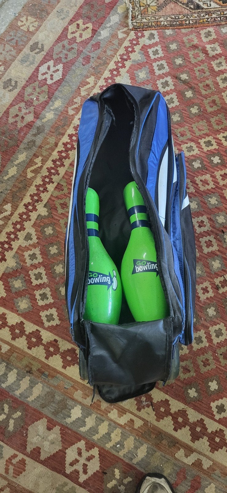 Bowlingtas voor 3 ballen, Sport en Fitness, Ophalen of Verzenden, Gebruikt, Tas