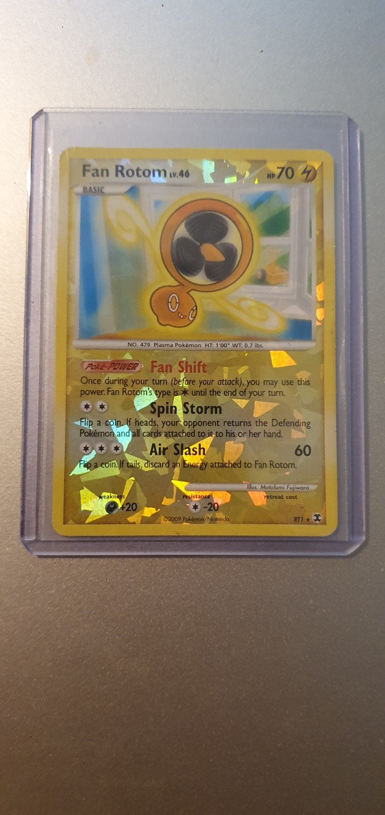 Pokémon Kaart - Fan Rotom LV.46 Holo (2009), Verzenden, Zo goed als nieuw, Losse kaart, Foil