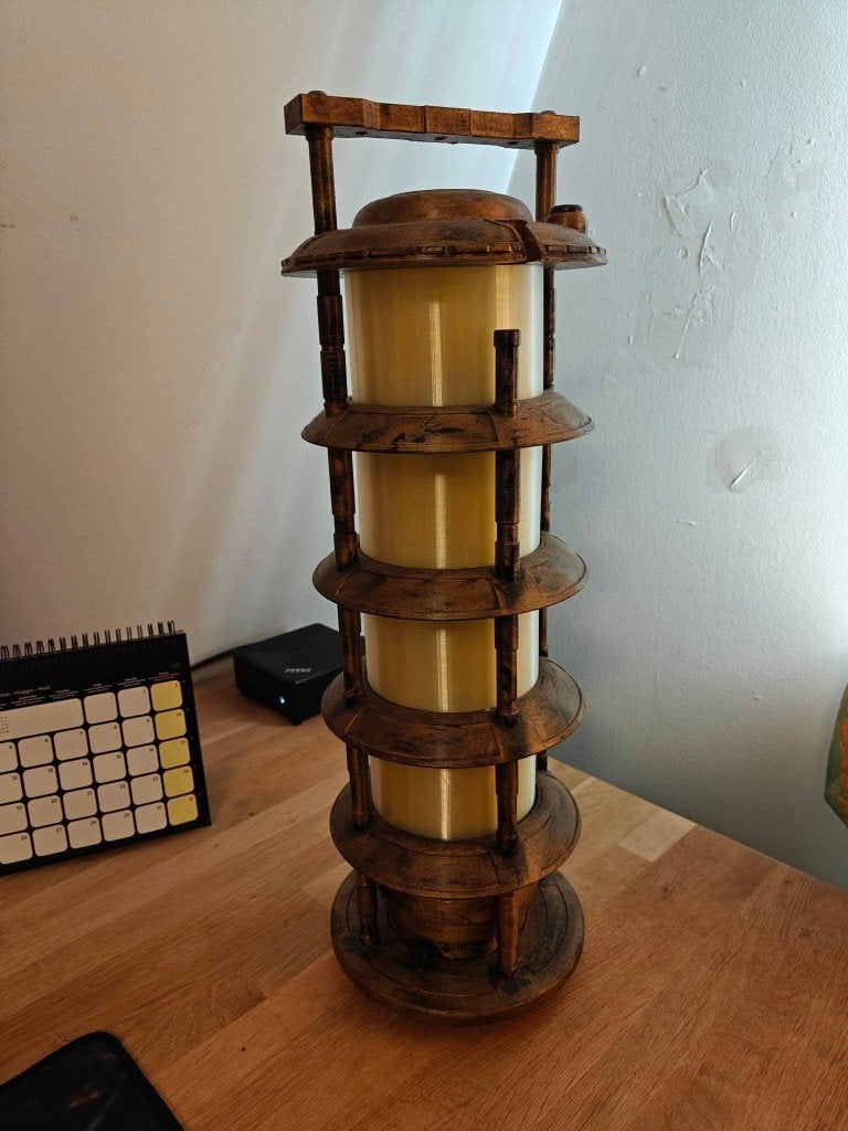 Star Wars Ahsoka/ Mandalorian lamp, Ophalen, Nieuw, Replica