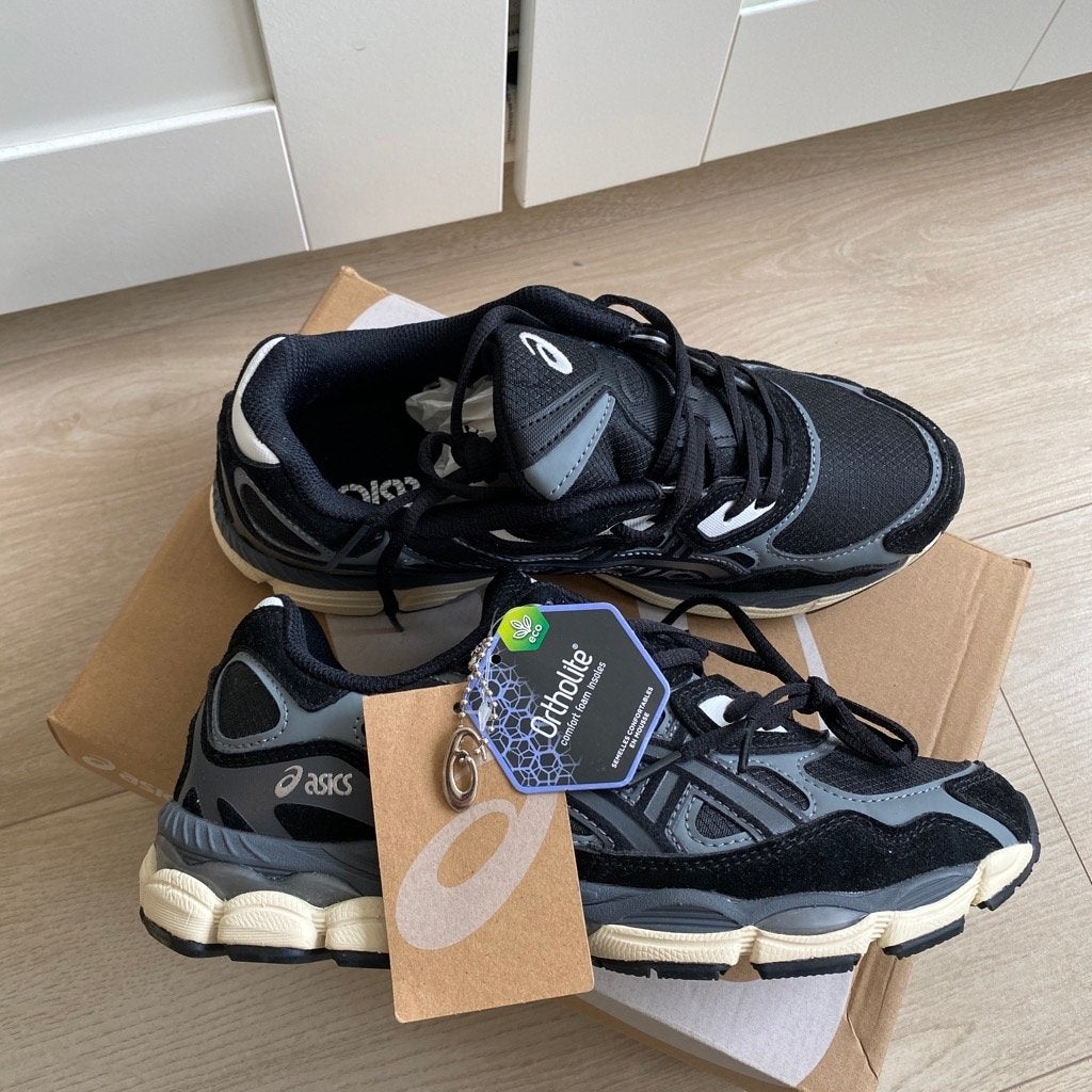 ASICS Gel-Kayano Sneakers Zwart/Grijs - Maat 41.5, Verzenden, Nieuw, Zwart, Sneakers of Gympen