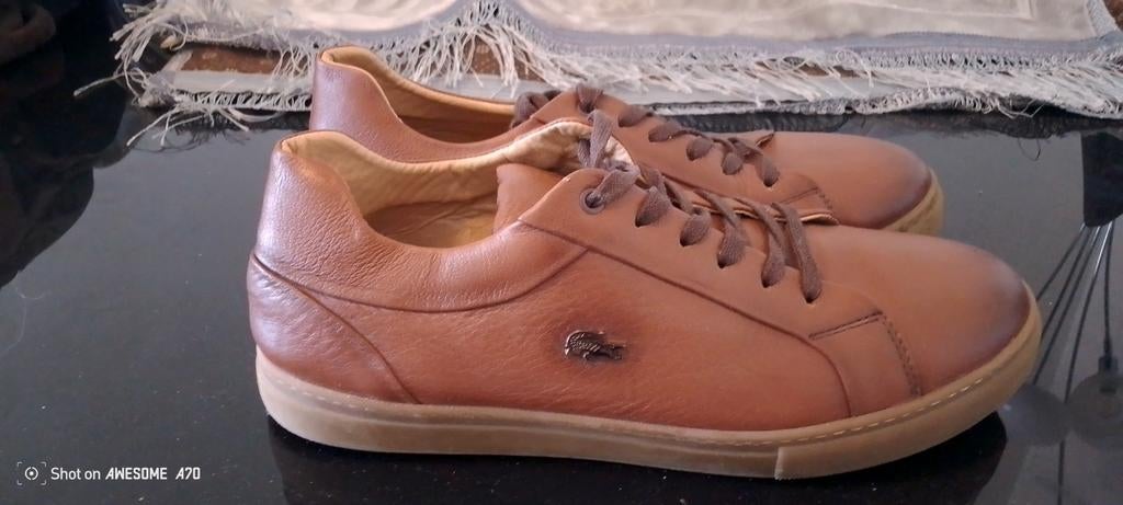 LACOSTE nette sportieve heren schoenen maat- 43.5/44 ., Kleding | Heren, Schoenen, Bruin, Lacoste, Ophalen of Verzenden, Sneakers of Gympen