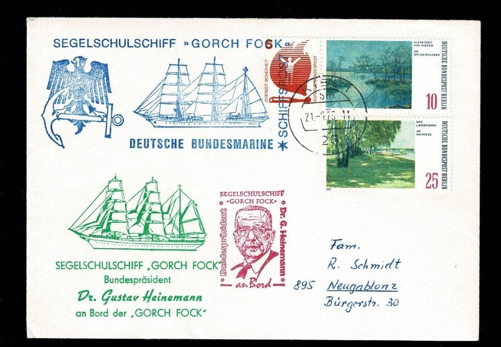 Scheepvaart : Duitse Marine "Gorch Fock" Zeilboot, Verzamelen, Ophalen of Verzenden, Zo goed als nieuw, Zeilboot, Overige typen