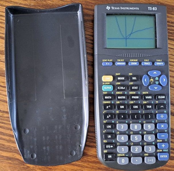 TI-83 Grafische Rekenmachine, Ophalen, Grafische rekenmachine, Zo goed als nieuw