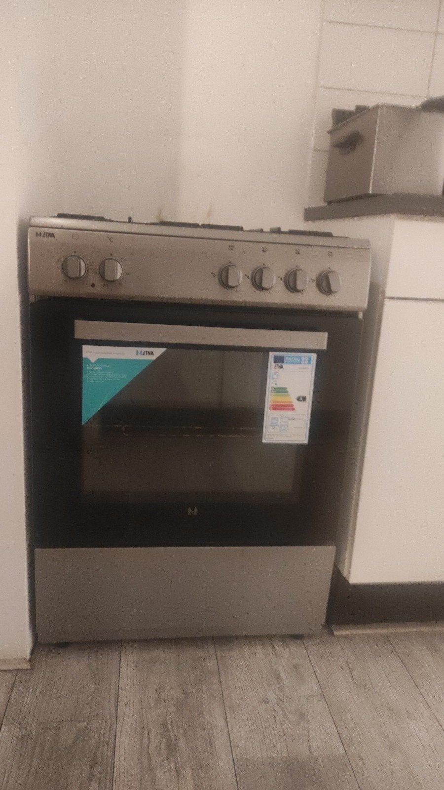 Etna Gasfornuis met Elektrische Oven (Kan Bieden), Ophalen, Gebruikt, Oven, 60 cm of meer