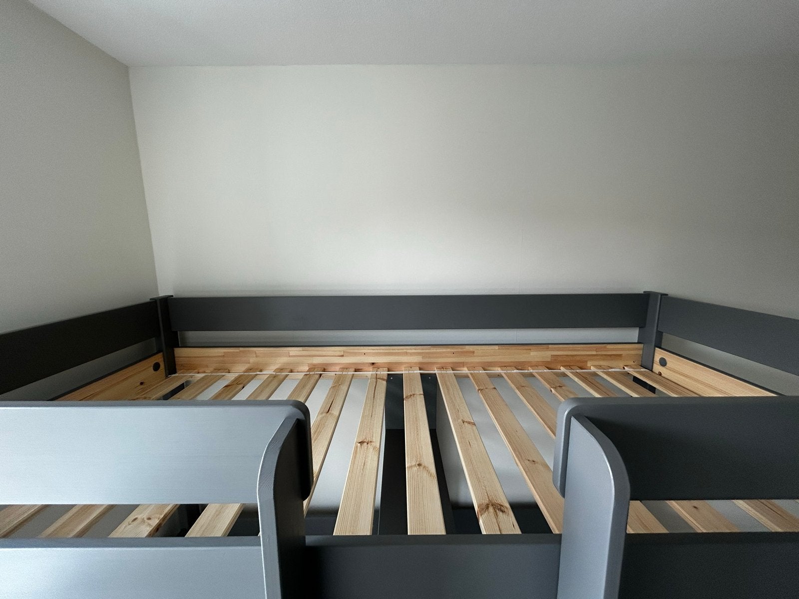 Hoogslaper met bureau en opbergruimte Robin Wehkamp- Grijs, Ophalen, Eenpersoons, Nieuw, 200 cm