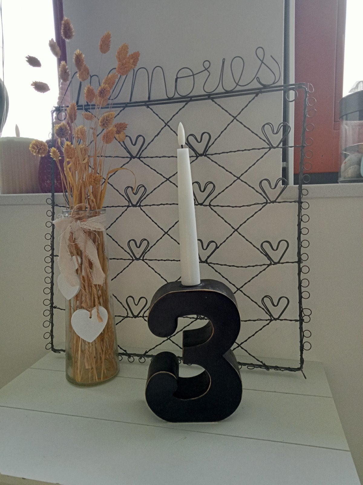 H&M home " Kandelaar nr: 3 ", Huis en Inrichting, Ophalen of Verzenden, Zo goed als nieuw, Kandelaar, 16 cm