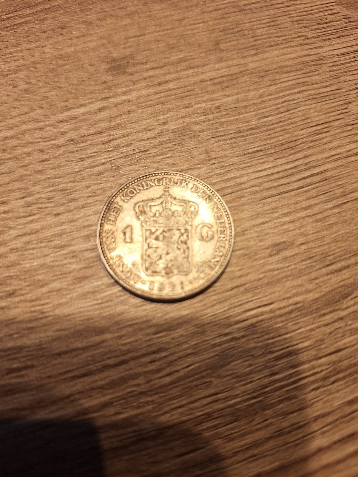 Zilveren 1 Gulden 1929 Koningin Wilhelmina, 1 gulden, Zilver, Ophalen of Verzenden, Koningin Wilhelmina