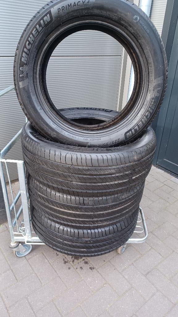 4 demo banden 225 55 18 102V 3221 Michelin premacy  4, Ophalen, 18 inch, Nieuw, Band(en)