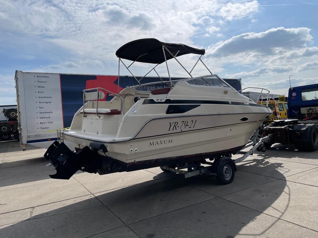Maxum scr 2300 DIESEL, Watersport en Boten, Ophalen, Gebruikt, Binnenboordmotor, Diesel
