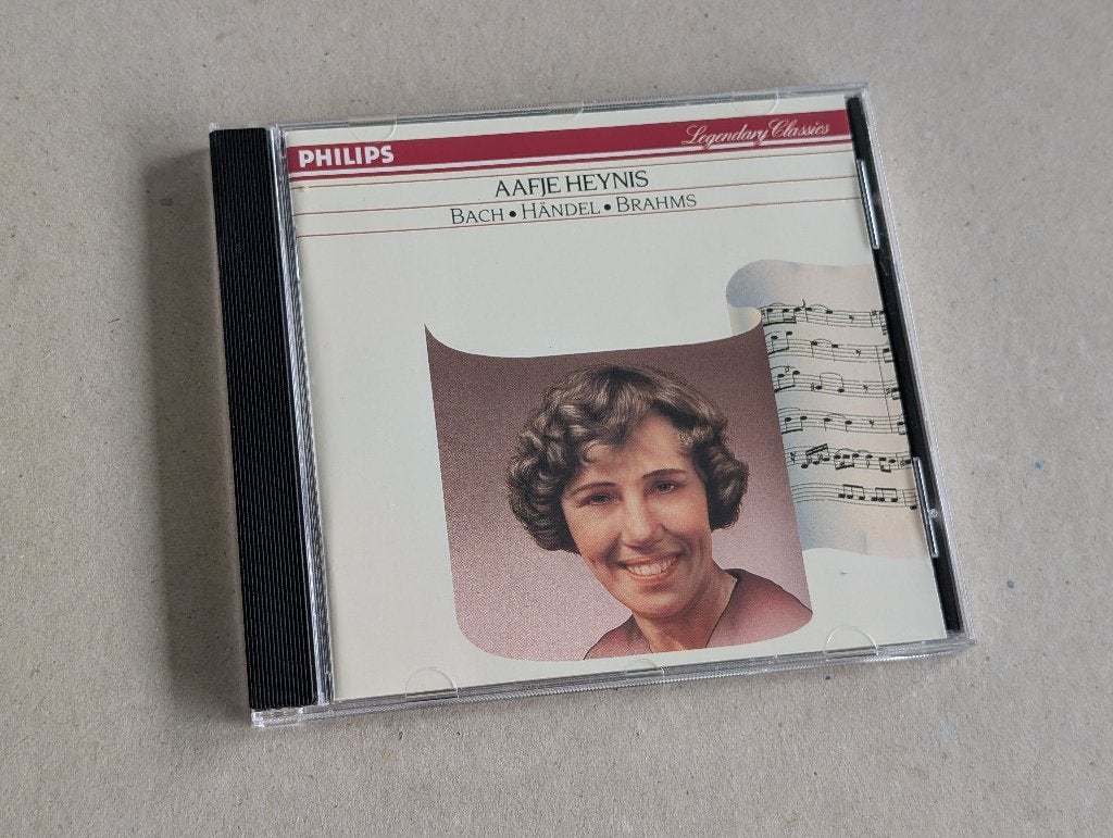 Aafje Heynis: Bach, Händel, Brahms (CD), Ophalen of Verzenden, Zo goed als nieuw, Barok, Album