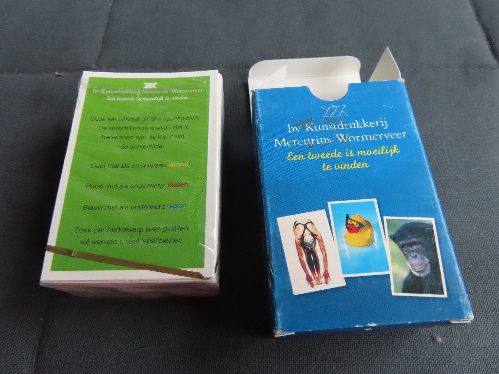 Kaartspel Memory kunstdrukkerij wormerveer, Drie of vier spelers, Ophalen of Verzenden, Nieuw
