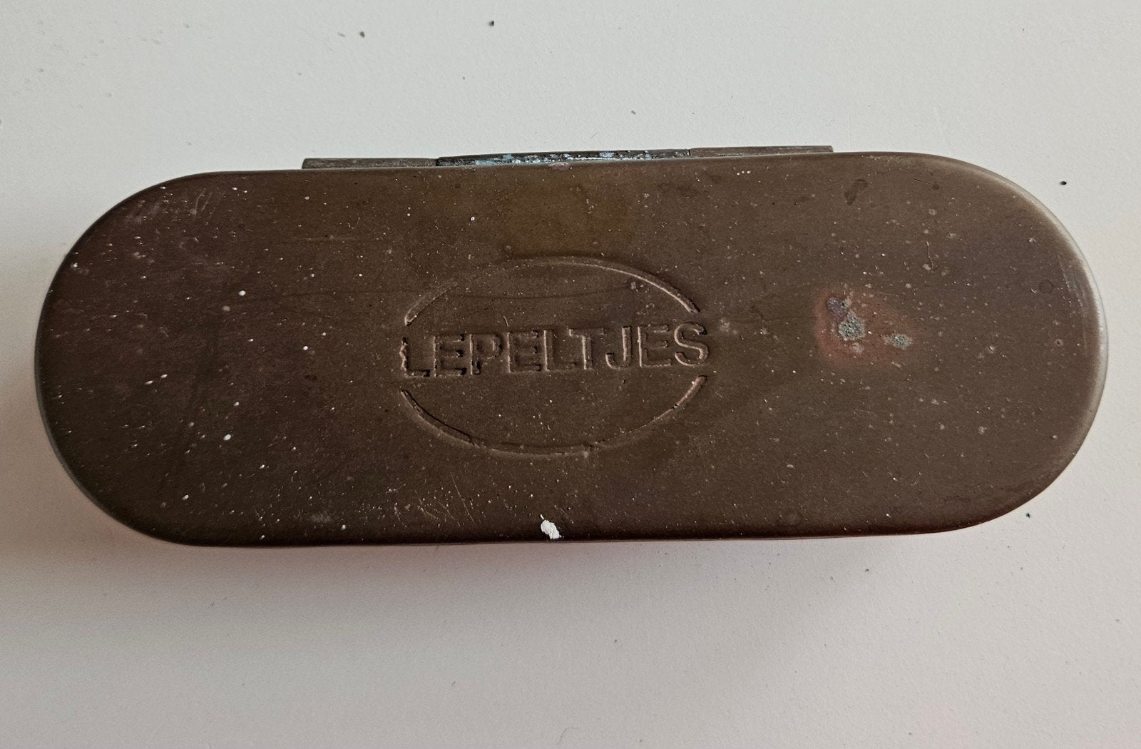 Antiek Lepeltjes Doosje - J.N. Weel & Zn, Antiek en Kunst, Antiek | Bestek, Ophalen of Verzenden