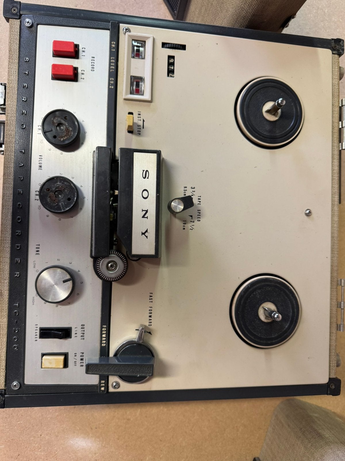 Sony vintage TC-200 bandrecorder, Ophalen, Bandrecorder