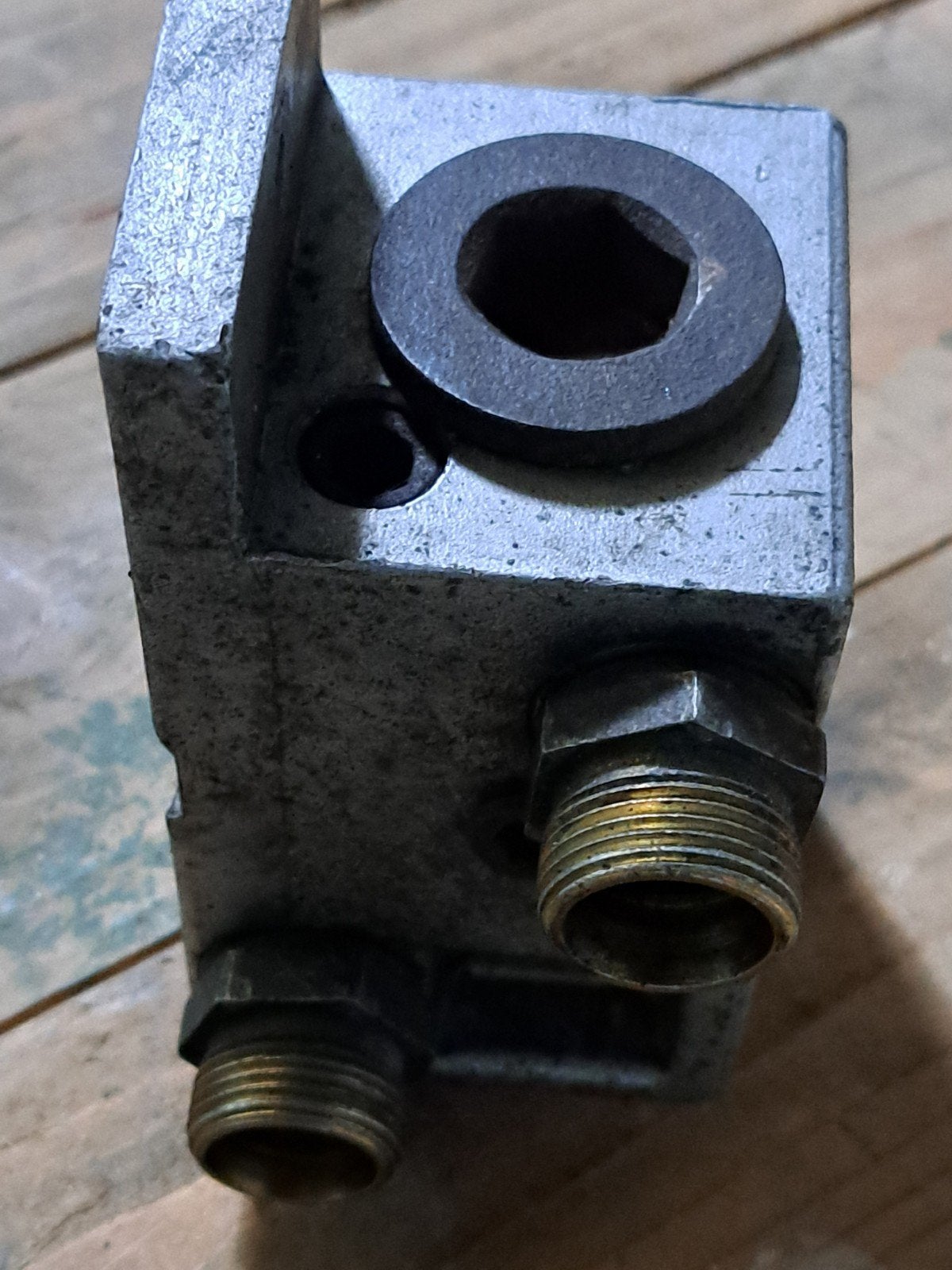 VW Kever Riechert TAD oliekoeler aansluiting met thermostaat, Ophalen of Verzenden, Gebruikt, Volkswagen
