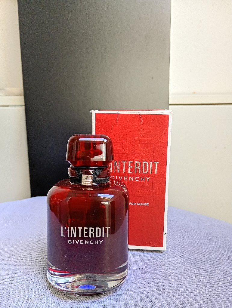Givenchy L'interdit Rouge parfum, 75 ml, Ophalen of Verzenden, Gebruikt