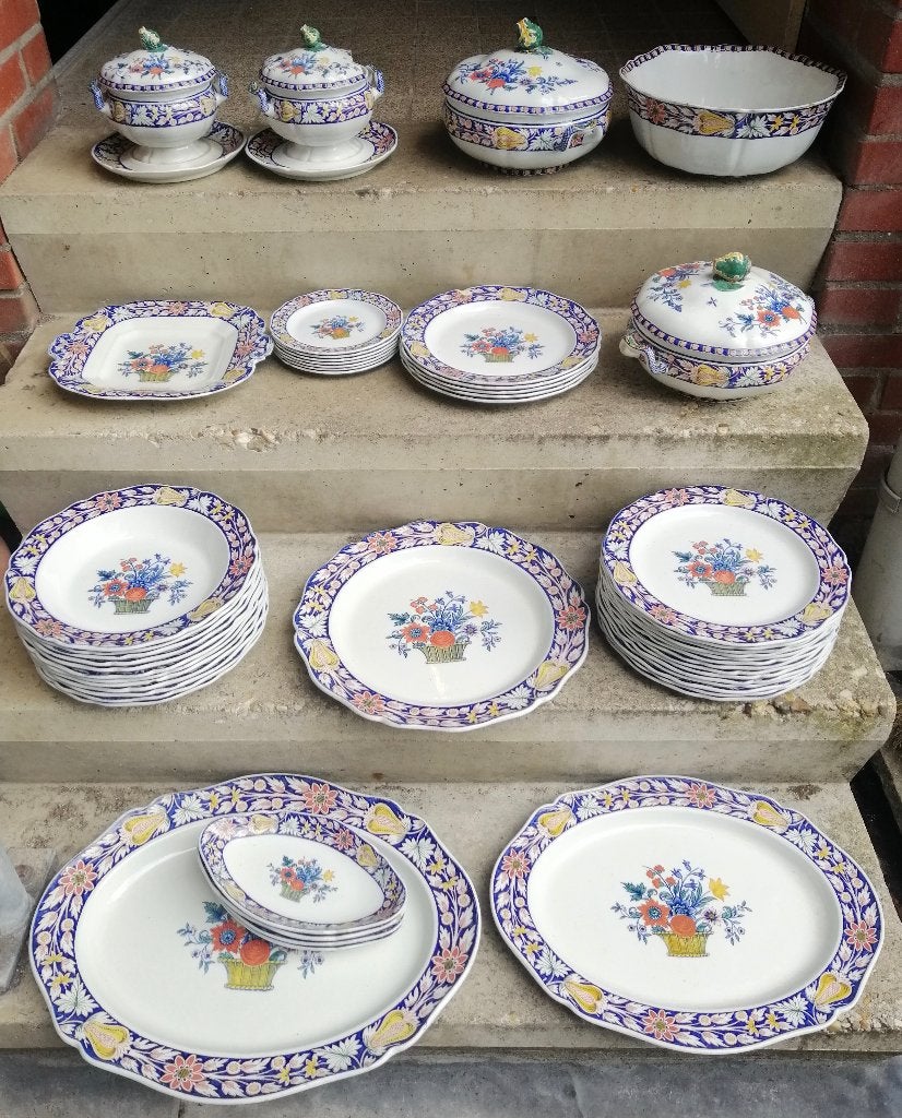 Antiek Wedgwood Etruria servies 42 stuks Poterat, Ophalen