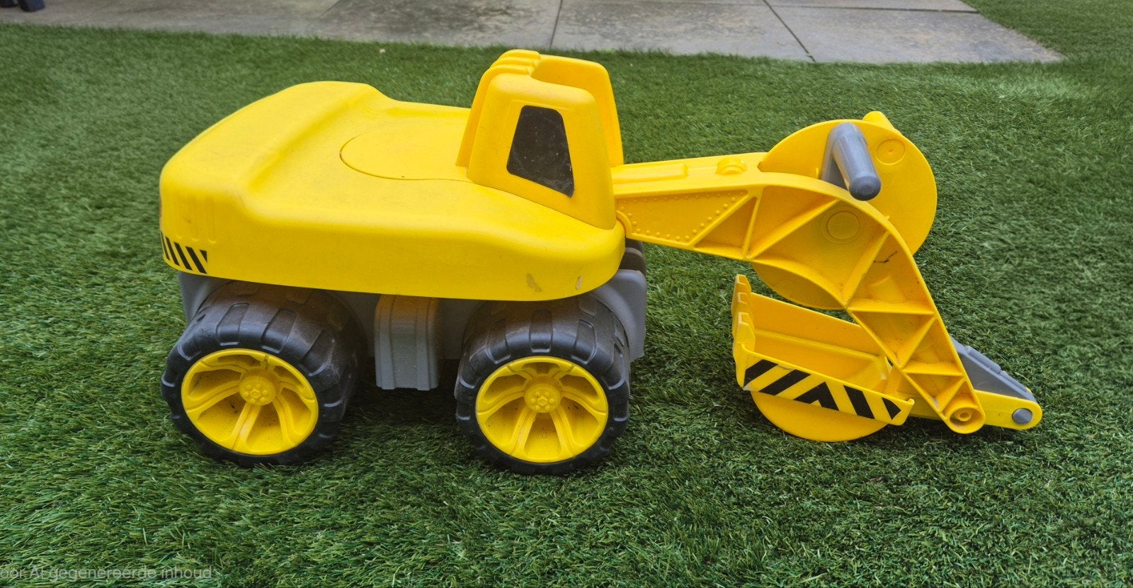 Gele graafmachine loopauto - zo goed als nieuw, Ophalen, Zo goed als nieuw